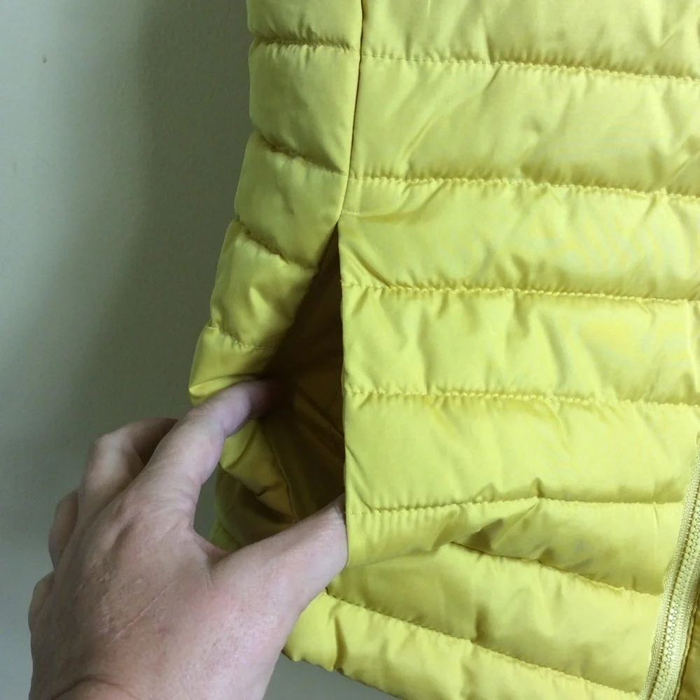 Old Navy, active mustard yellow XXL 18 puffer vest